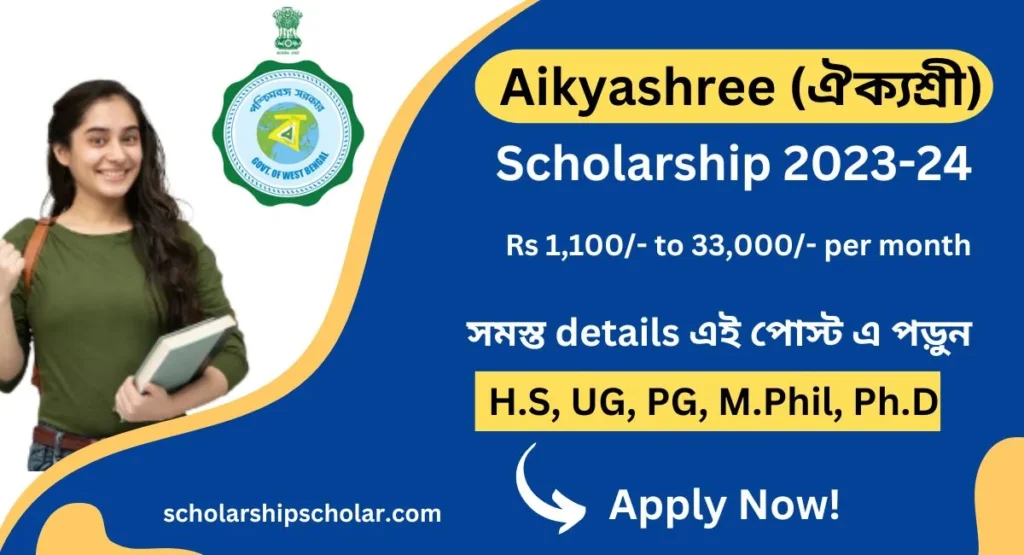 Aikyashree scholarship 2023-24