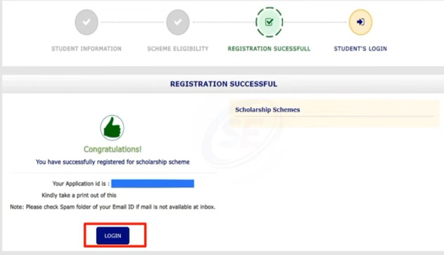 aikyashree scholarship 2023-24 registration successful