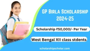 GP Birla Scholarship 2024