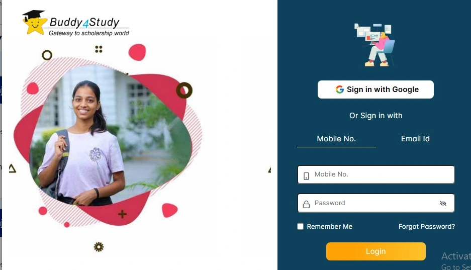 adani gyan jyoti scholarship 2024 login page