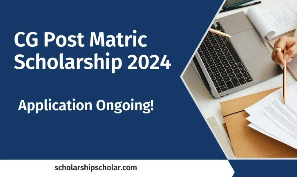 cg post matric scholarship 2024