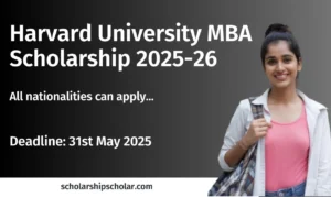 Harvard university mba scholarship