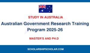 Australian Government Research Training Program 2025-26
