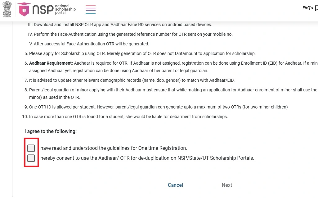 labour card scholarship registration