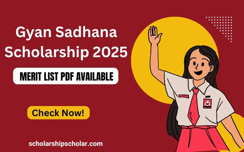 gyan sadhana scholarship merit list