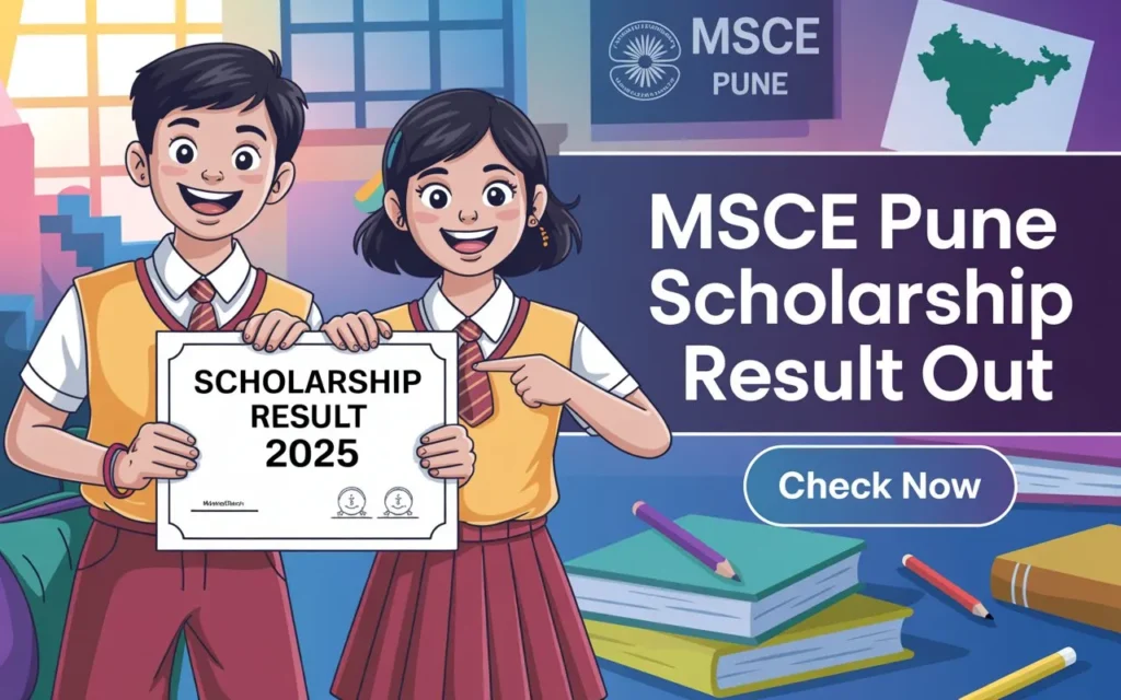 MSCE Pune Scholarship Result