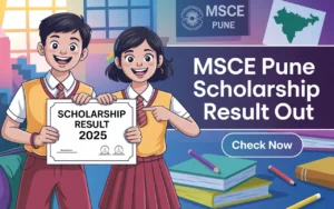 MSCE Pune Scholarship Result