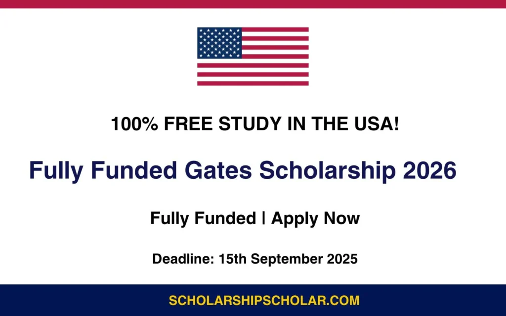Gates Scholarship 2026