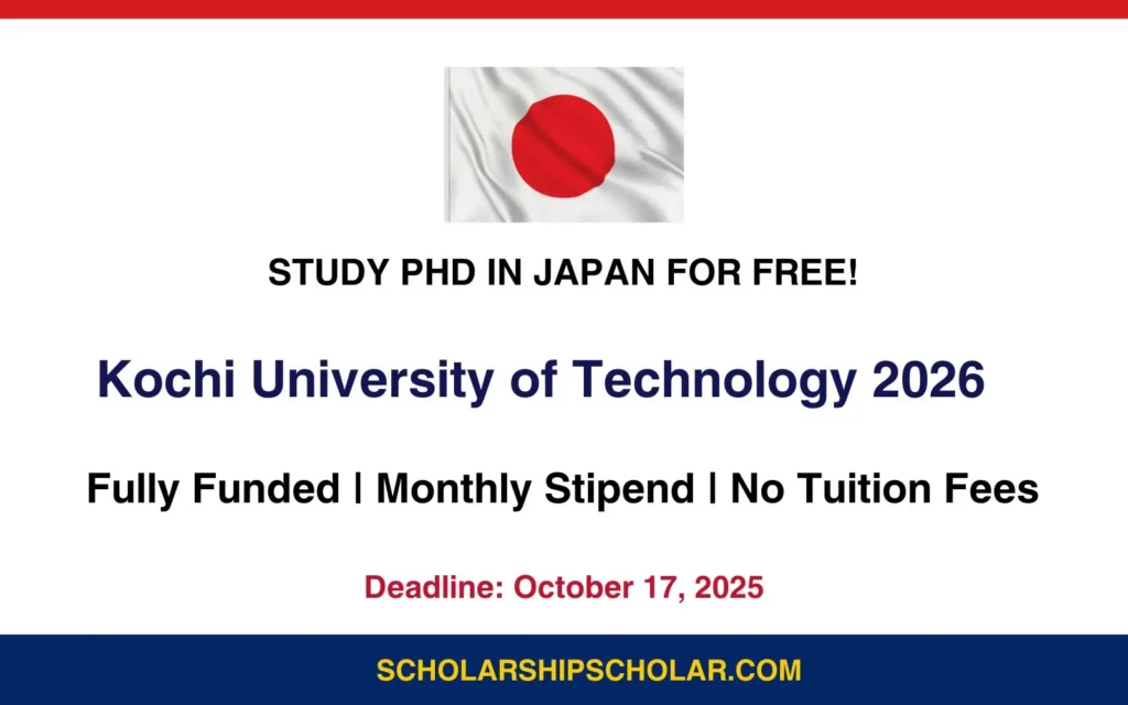Kochi University of Technology Scholarship