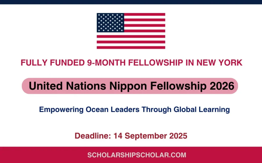United Nations Nippon foundation Fellowship 2026