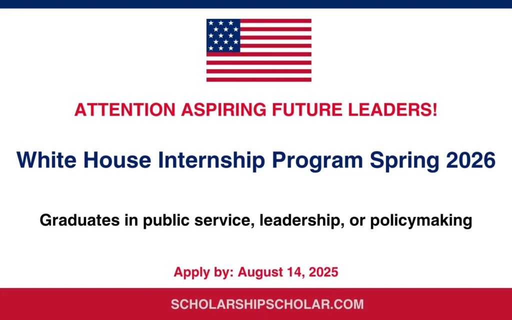 white house internship
