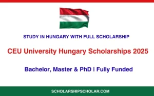 CEU UNIVERSITY HUNGARY SCHOLARSHIP