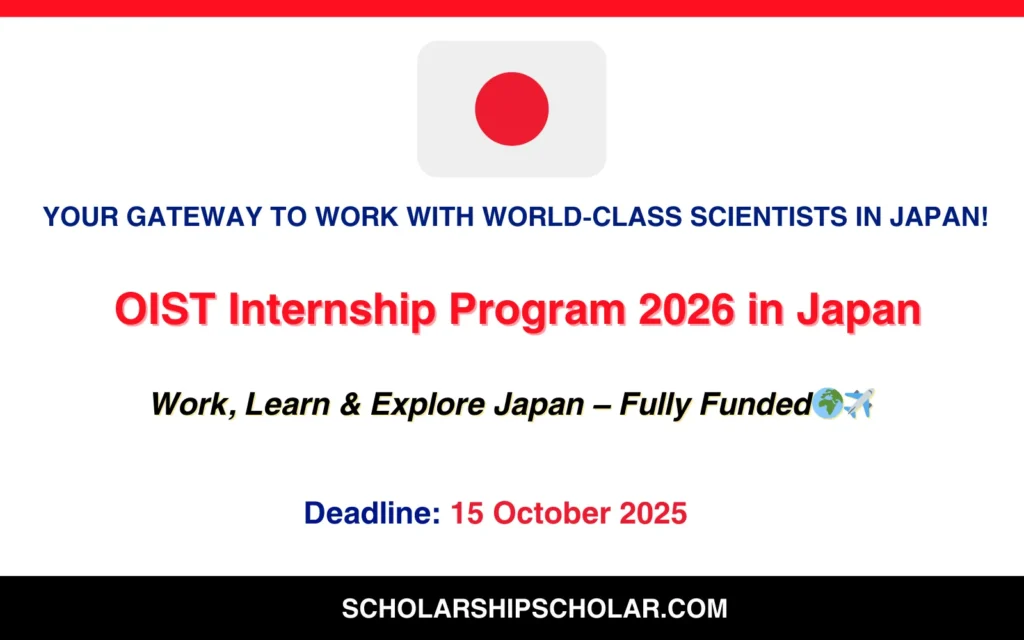 OIST Internship Program 2026
