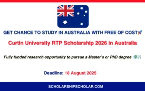 Curtin University RTP Scholarship 2026