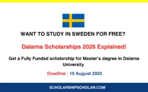 Dalarna University Scholarship 2026