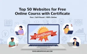 Top 50 Websites For Free Online Courses with Certificate