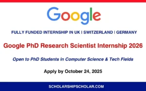 Google PhD Research Internship