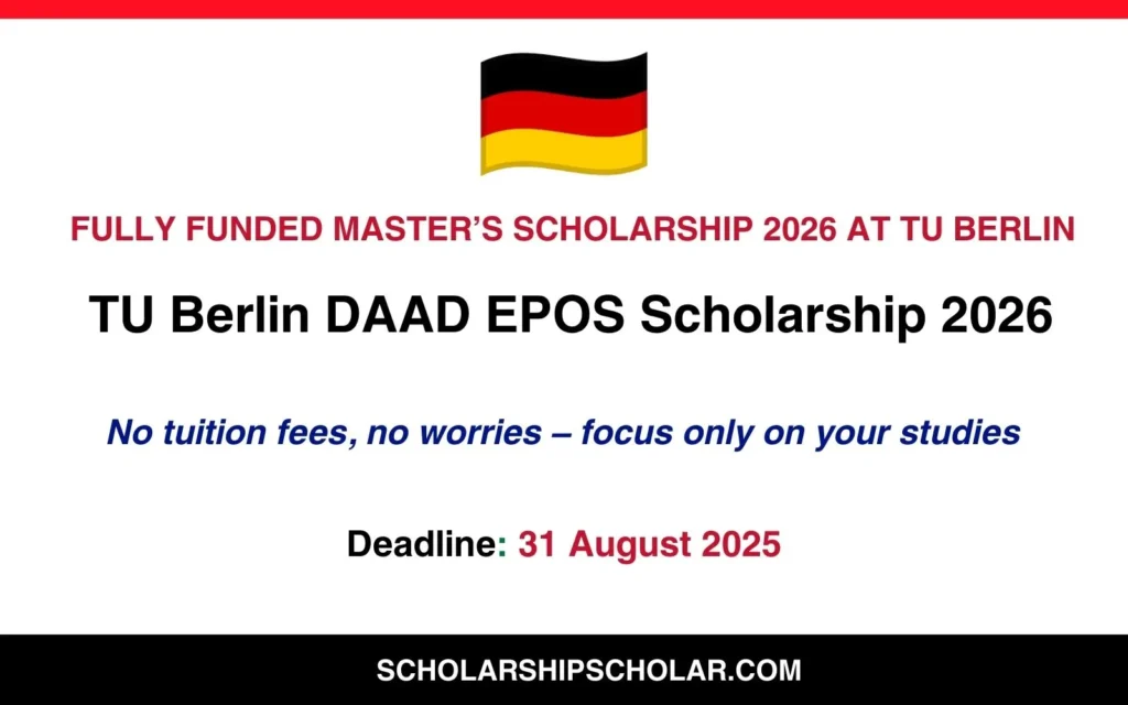 TU Berlin DAAD EPOS Scholarship 2026