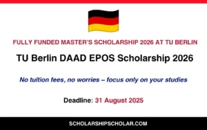 TU Berlin DAAD EPOS Scholarship 2026