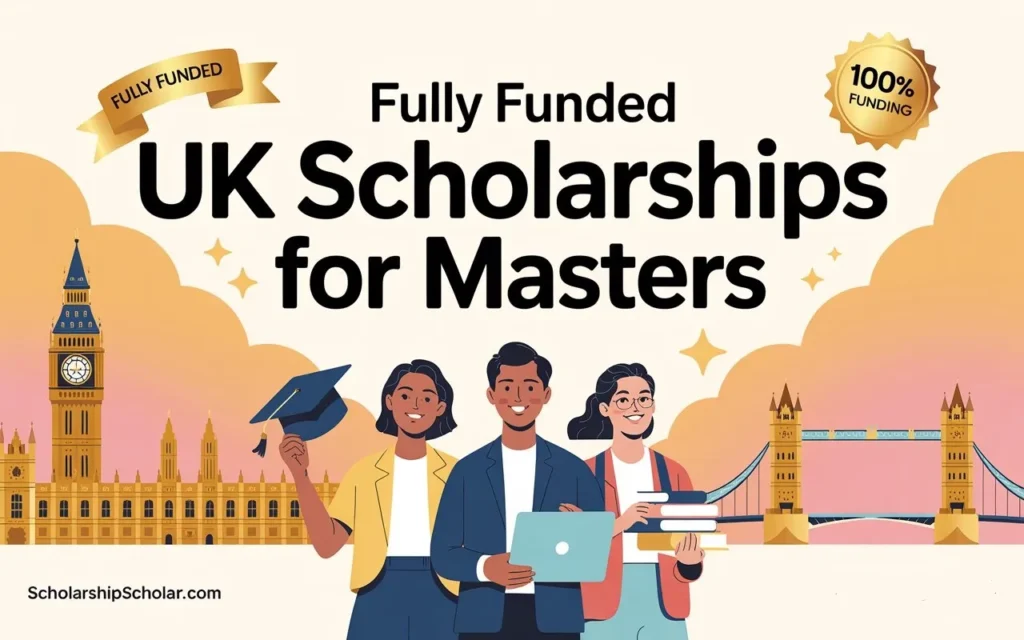 fully funded scholarships in UK for masters