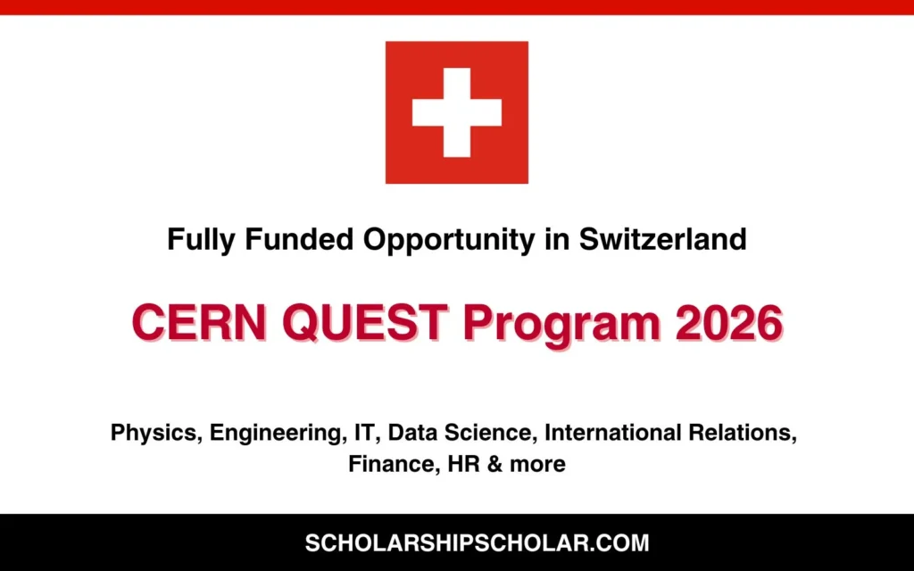 CERN QUEST Program 2026