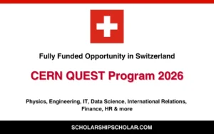 CERN QUEST Program 2026