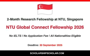 NTU Global Connect Fellowship 2026