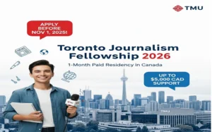Toronto Metropolitan University Journalism Fellowship 2026