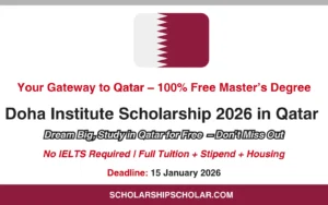 Doha Institute Scholarship 2026