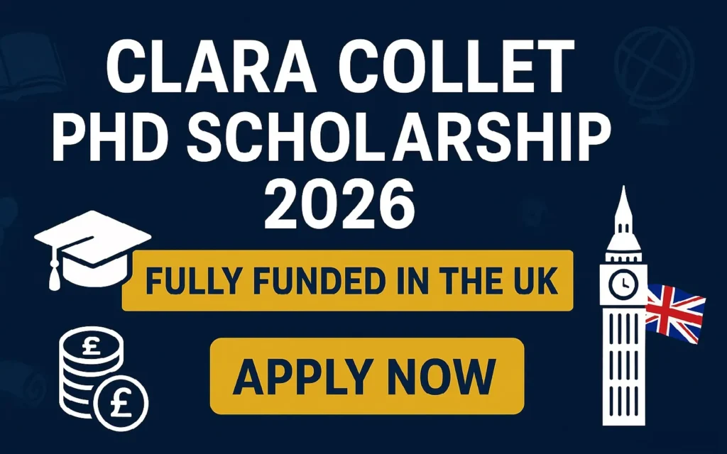 Clara Collet PhD Scholarship 2026