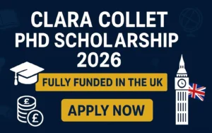 Clara Collet PhD Scholarship 2026