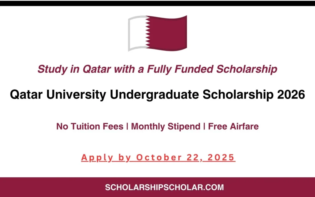 Qatar University Undergraduate Scholarship 2026