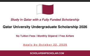 Qatar University Undergraduate Scholarship 2026
