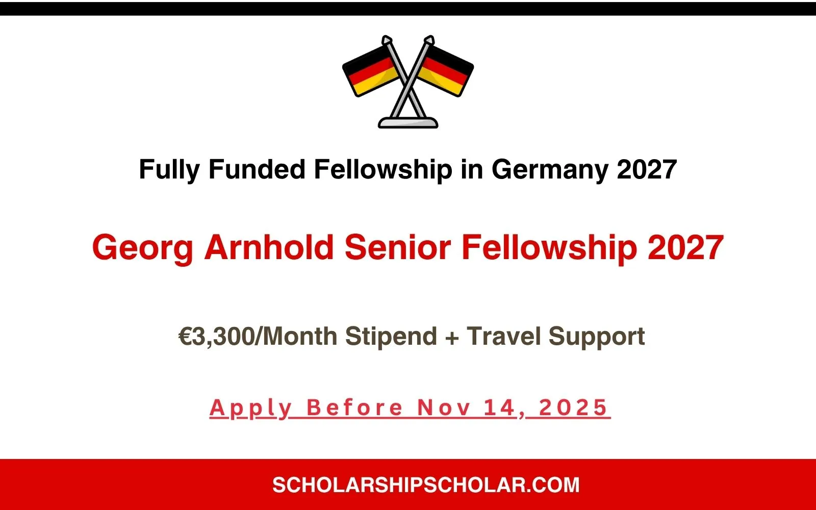 Georg Arnhold Senior Fellowship 2027