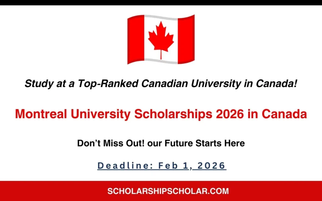 Montreal University Scholarships