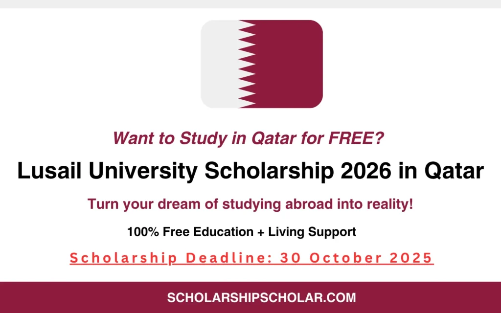 Lusail University Scholarship 2026 in Qatar (Fully Funded for International Students)
