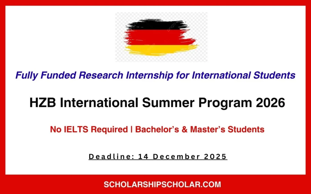 HZB International Summer Program 2026