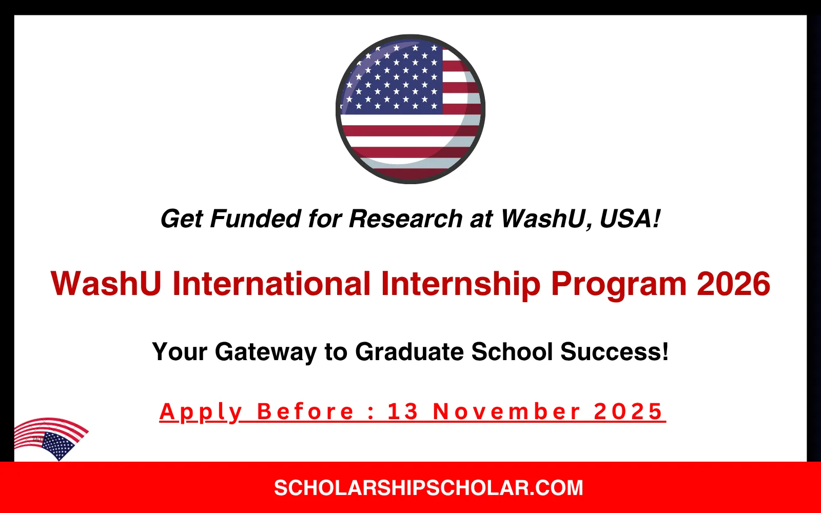 WashU International Internship Program 2026