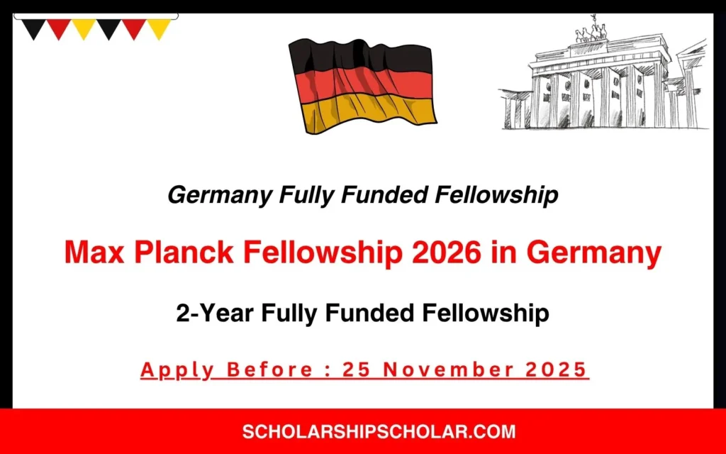 Max Planck Fellowship 2026