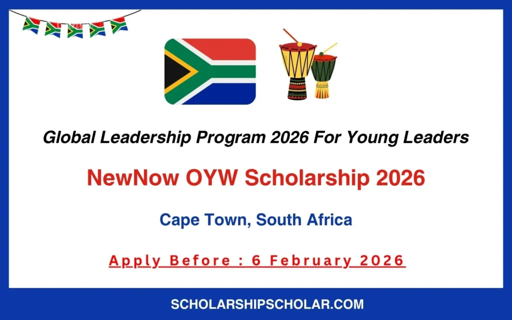 NewNow One Young World Leaders Program 2026