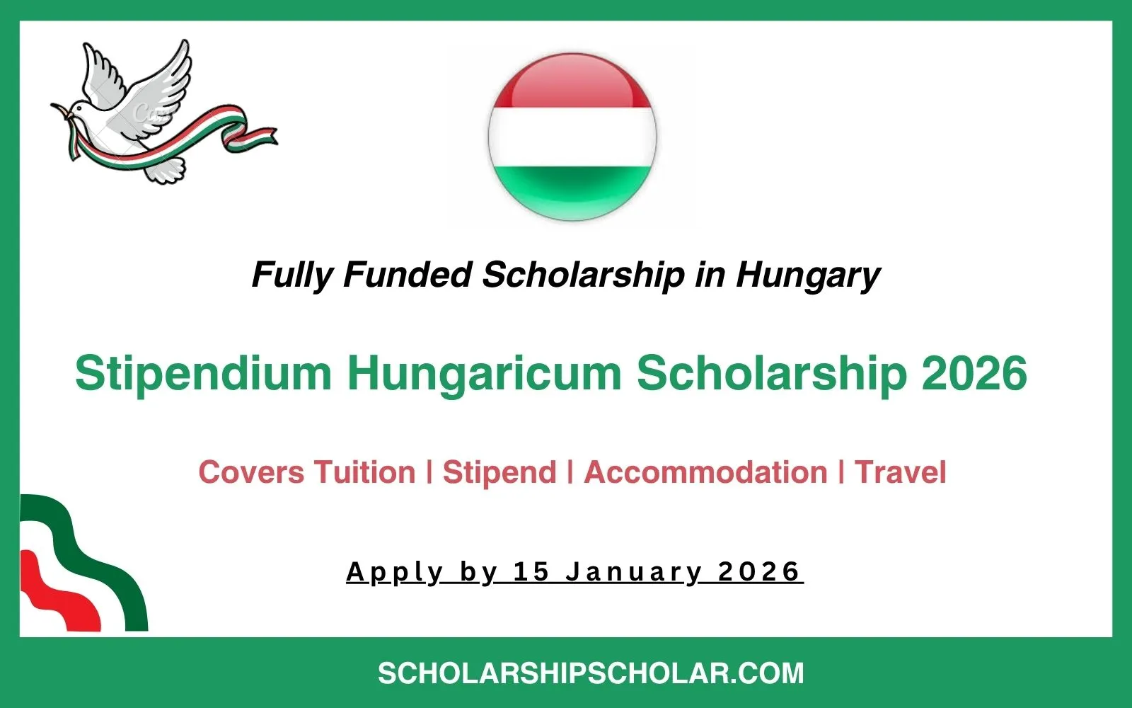 Stipendium Hungaricum Scholarship 2026
