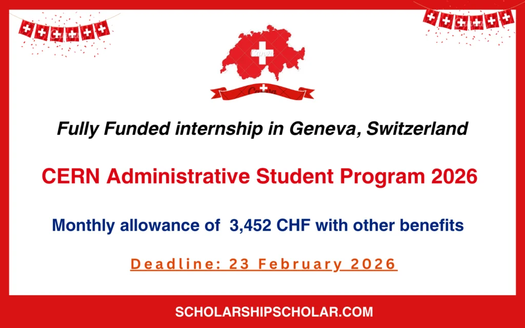 CERN Administrative Student Program 2026