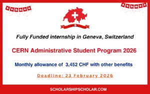 CERN Administrative Student Program 2026