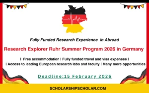 Research Explorer Ruhr Summer Program 2026