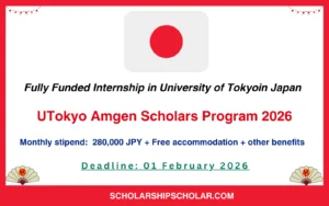 UTokyo Amgen Scholars Program 2026