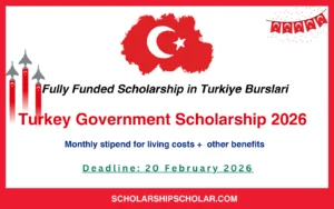 Turkey Government Scholarship 2026