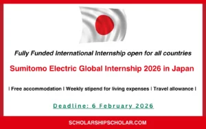 Sumitomo Electric Global Internship 2026