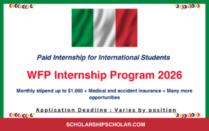 WFP Internship Program 2026