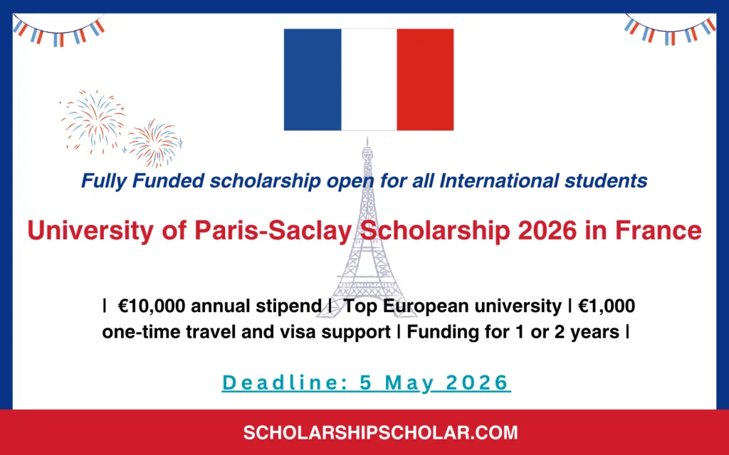 University of Paris-Saclay Scholarship 2026