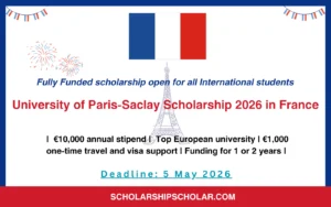 University of Paris-Saclay Scholarship 2026
